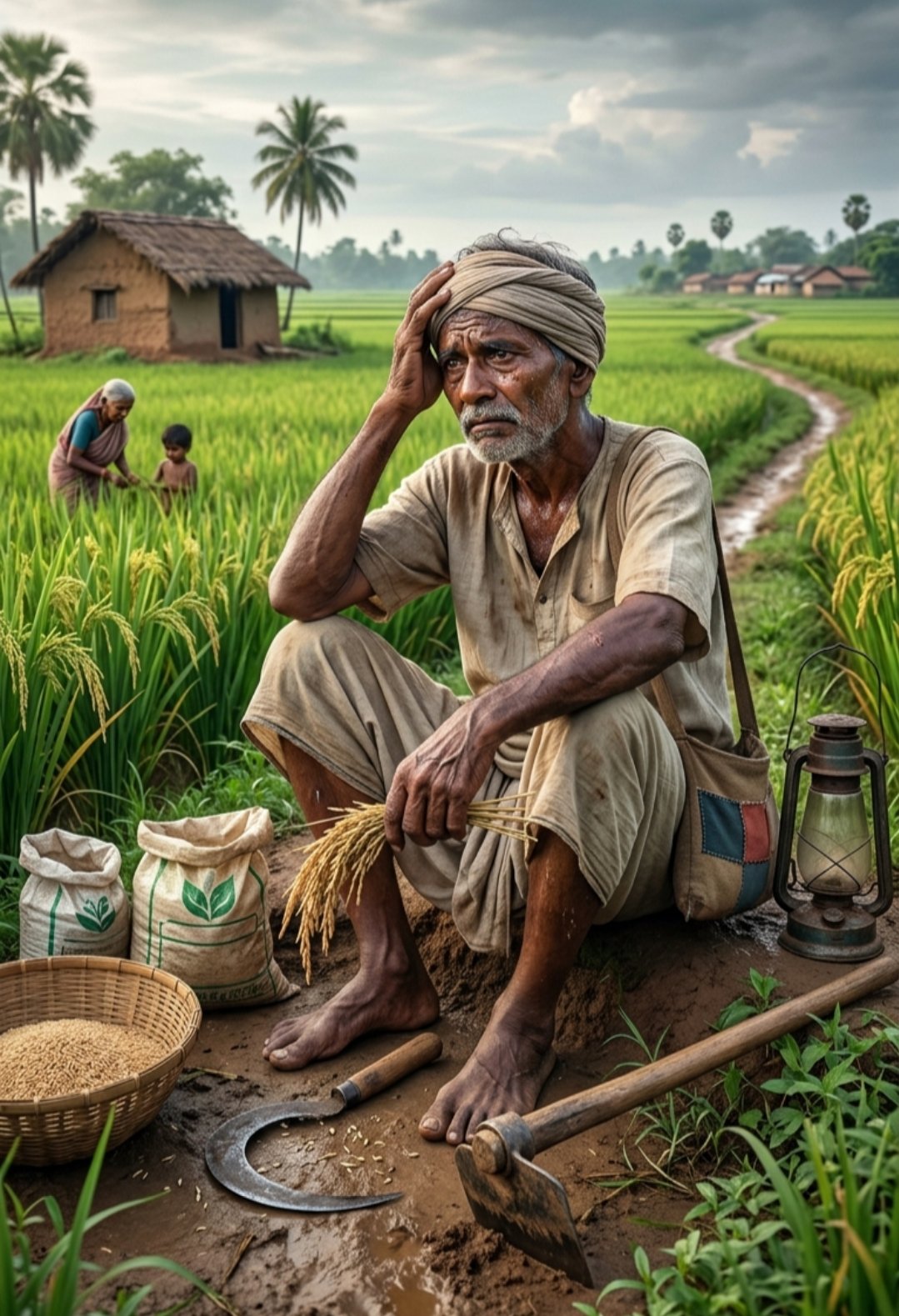 आज के वर्तमान परिस्थिति में देश के अन्नदाता, अमीर-गरीब के पेट भरता